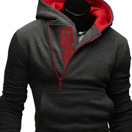 Veste à capuche stylée Sander avec fermeture éclair sur le côté