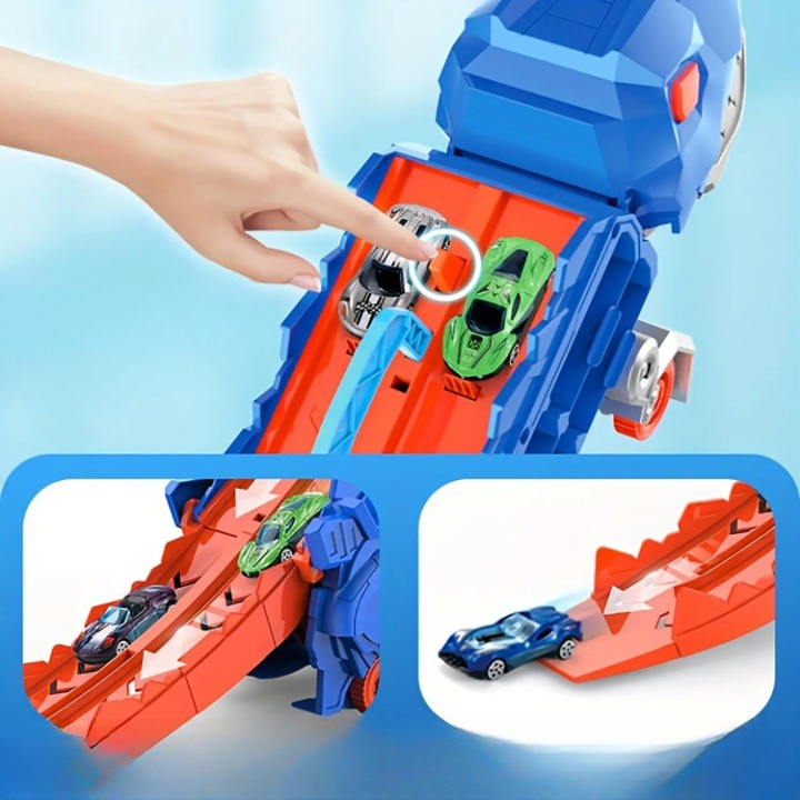 RexHaul – Jouet de transport de dinosaures avec 6 figurines de dinosaures, construction robuste, divertissement imaginatif