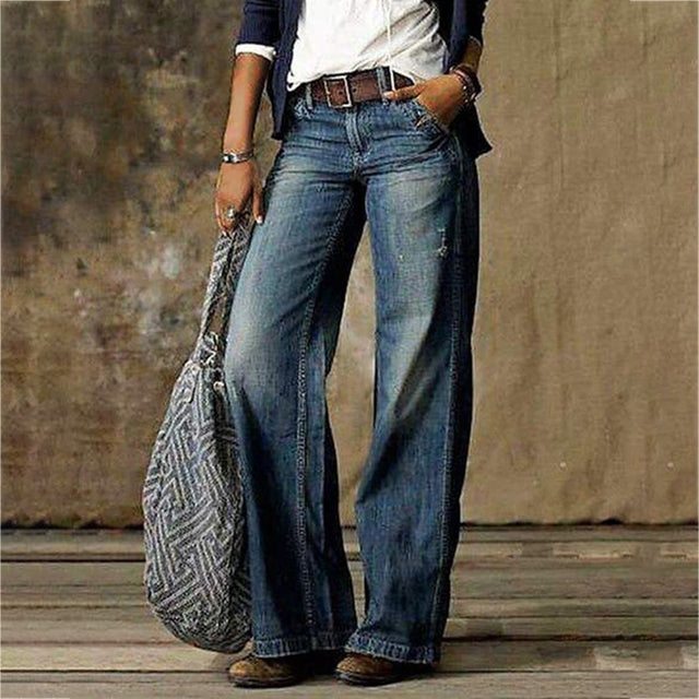 Sofie - Jean ample en denim décontracté