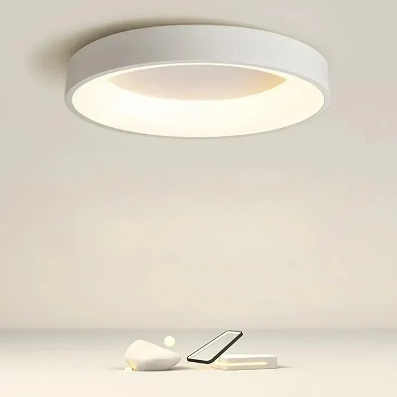 CelestialGlow - Lampes de plafond LED rondes scandinaves