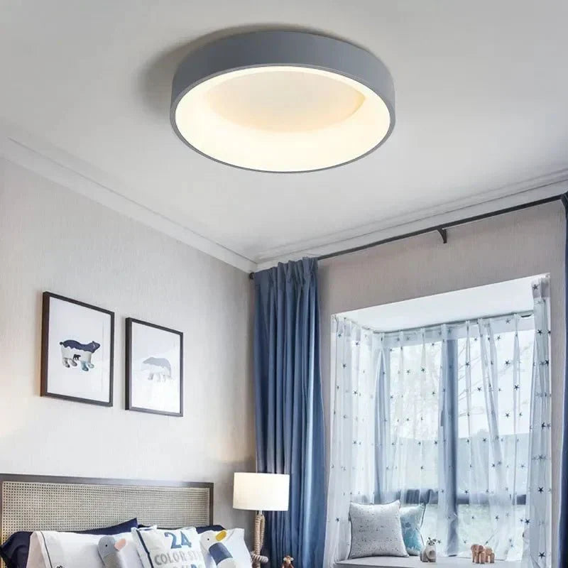 CelestialGlow - Lampes de plafond LED rondes scandinaves