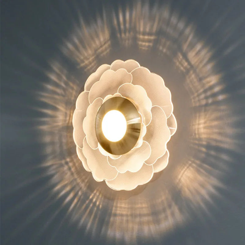 ScandiGlow – Lampe d'intérieur florale minimaliste moderne