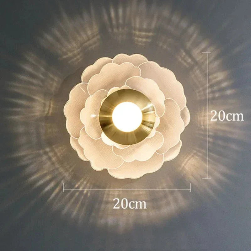 ScandiGlow – Lampe d'intérieur florale minimaliste moderne