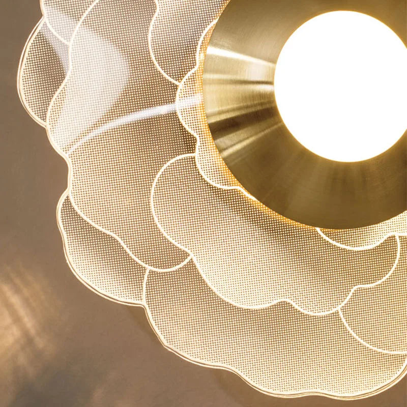 ScandiGlow – Lampe d'intérieur florale minimaliste moderne