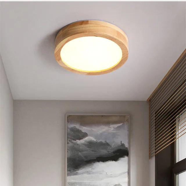 GlowFlow - Luminaires lumineux modernes en bois chaleureux