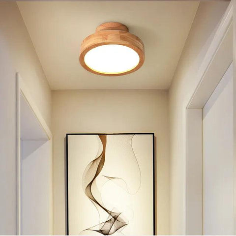 GlowFlow - Luminaires lumineux modernes en bois chaleureux