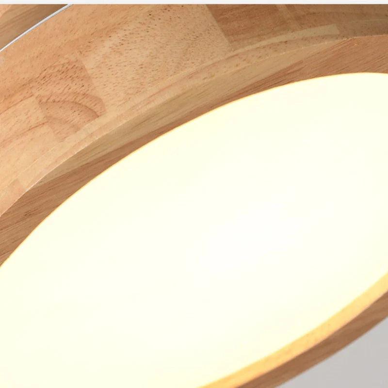 GlowFlow - Luminaires lumineux modernes en bois chaleureux