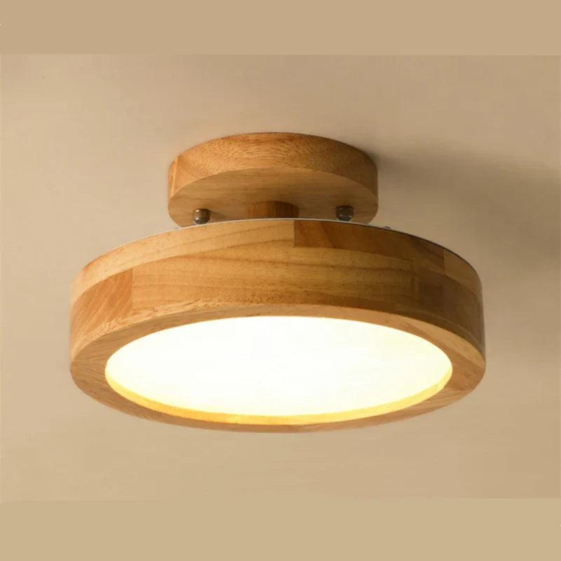 GlowFlow - Luminaires lumineux modernes en bois chaleureux