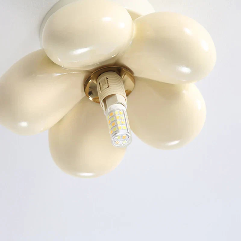 BloomGlow – Lampe de plafond moderne avec boule en verre