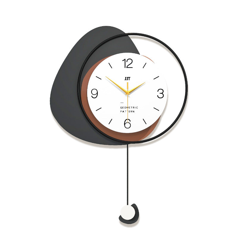 TimeSwing - Horloge murale pendule géométrique moderne