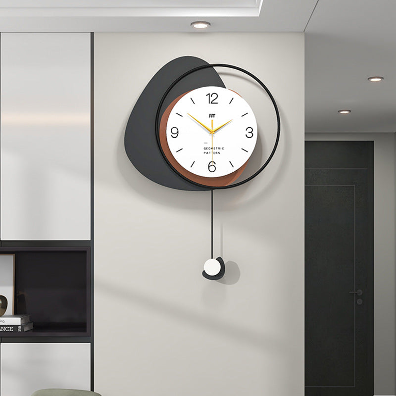 TimeSwing - Horloge murale pendule géométrique moderne