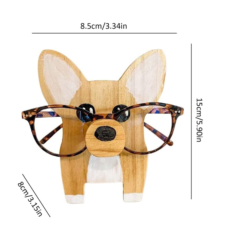 CritterHold Porte-lunettes en forme d'animaux - Rangement amusant et pratique