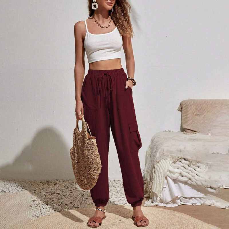 Brittany | Pantalon de jogging décontracté à cordon de serrage