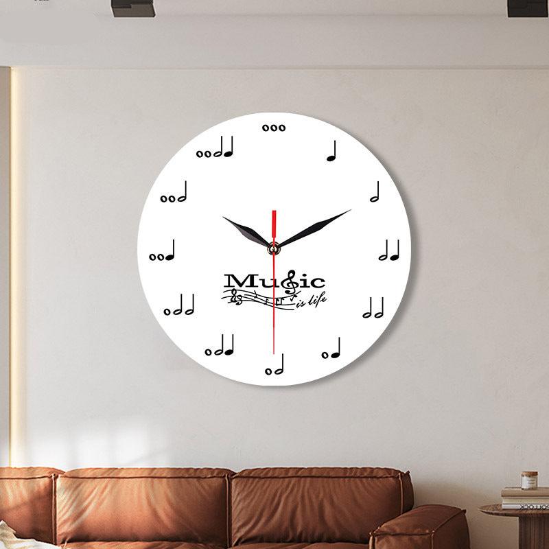 SymphonyStyle - Horloge murale en notes de musique