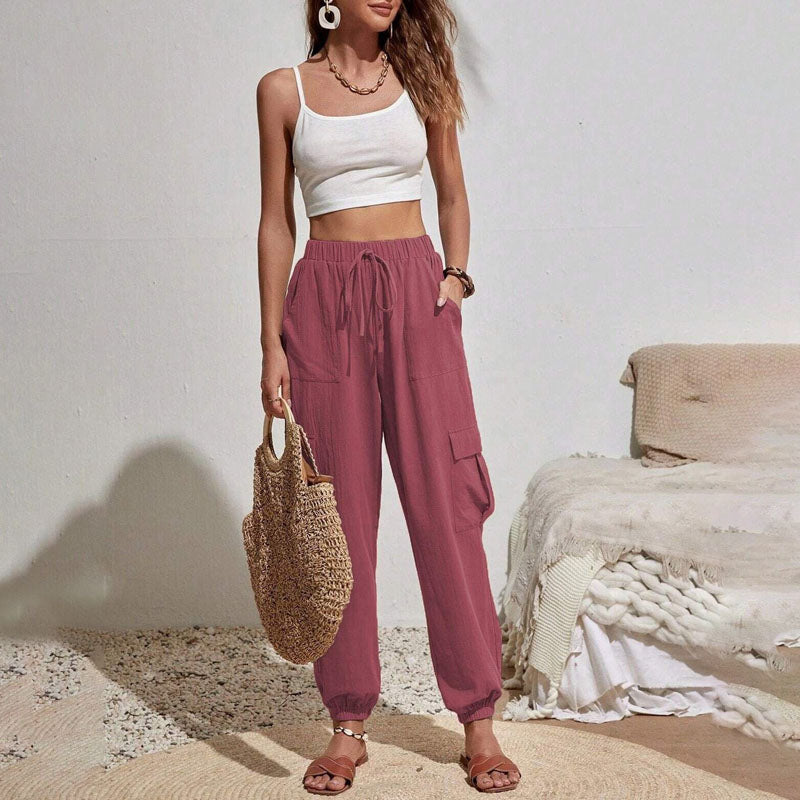 Brittany | Pantalon de jogging décontracté à cordon de serrage