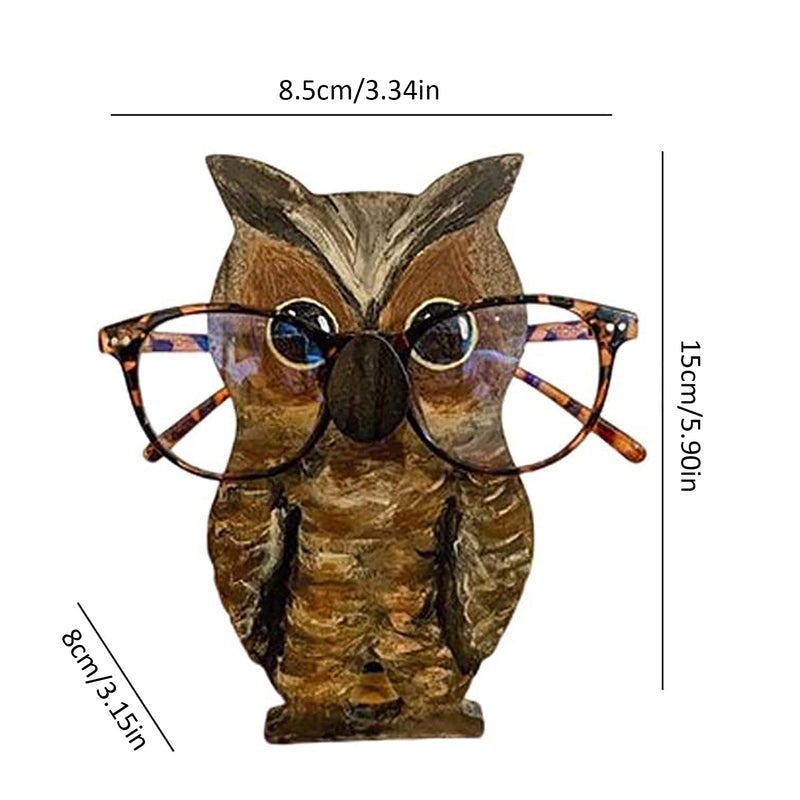 CritterHold Porte-lunettes en forme d'animaux - Rangement amusant et pratique