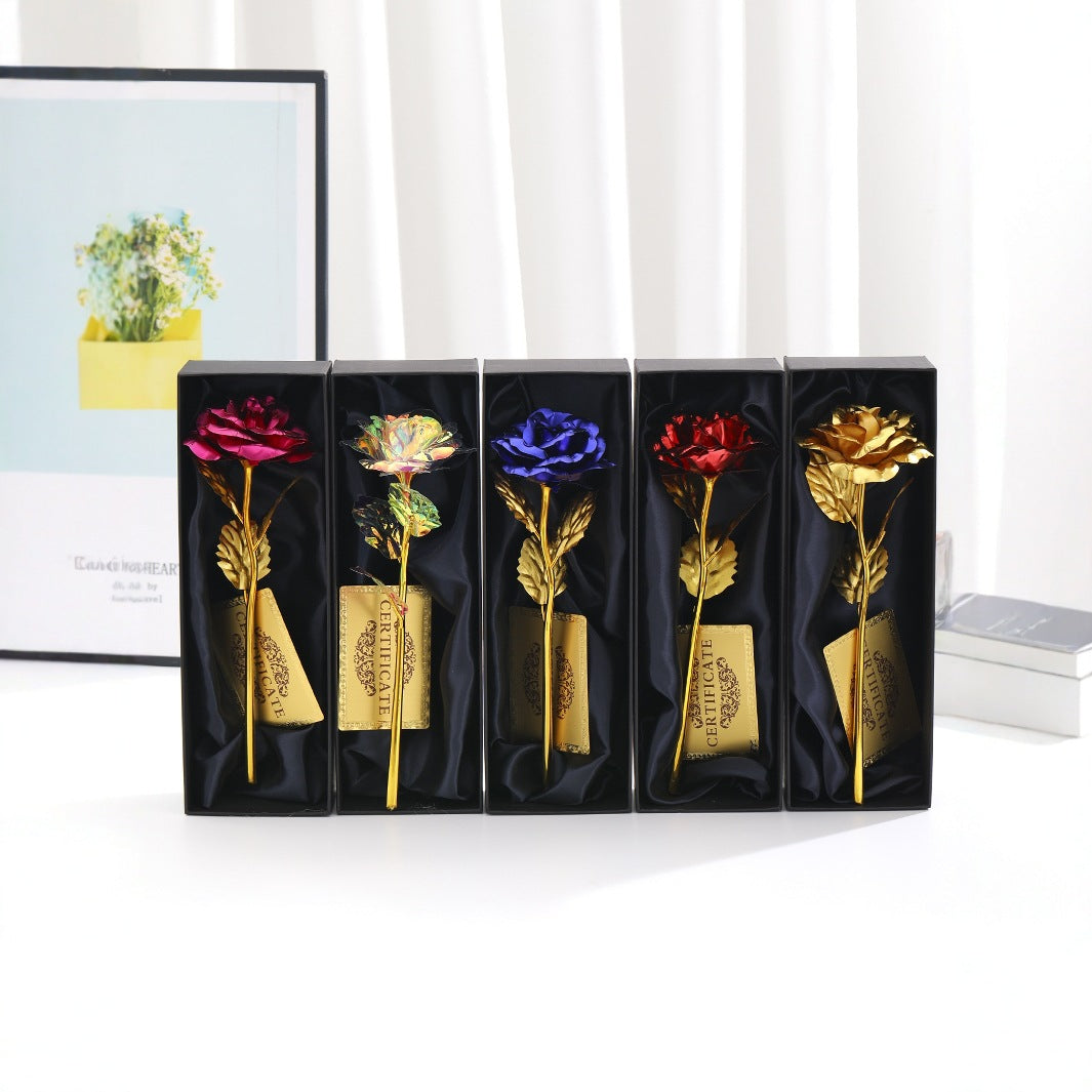 Aurelia 24K Doré Rose – Un Cadeau Intemporel dans un Coffret Cadeau Luxueux