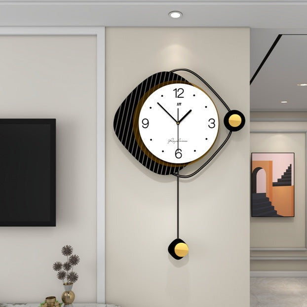 TimeSwing - Horloge murale pendule géométrique moderne