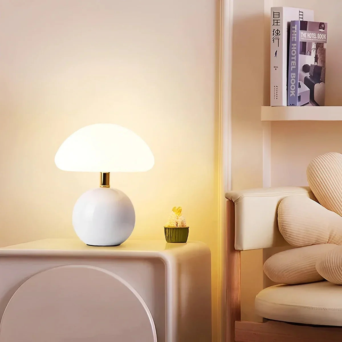 ShroomLuxe - Lampe de champignon confortable