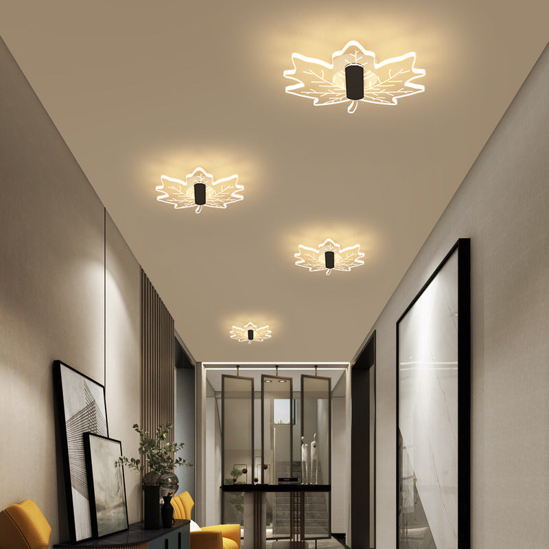 Applique LED nordique Moderne Leaf pour une atmosphère conviviale