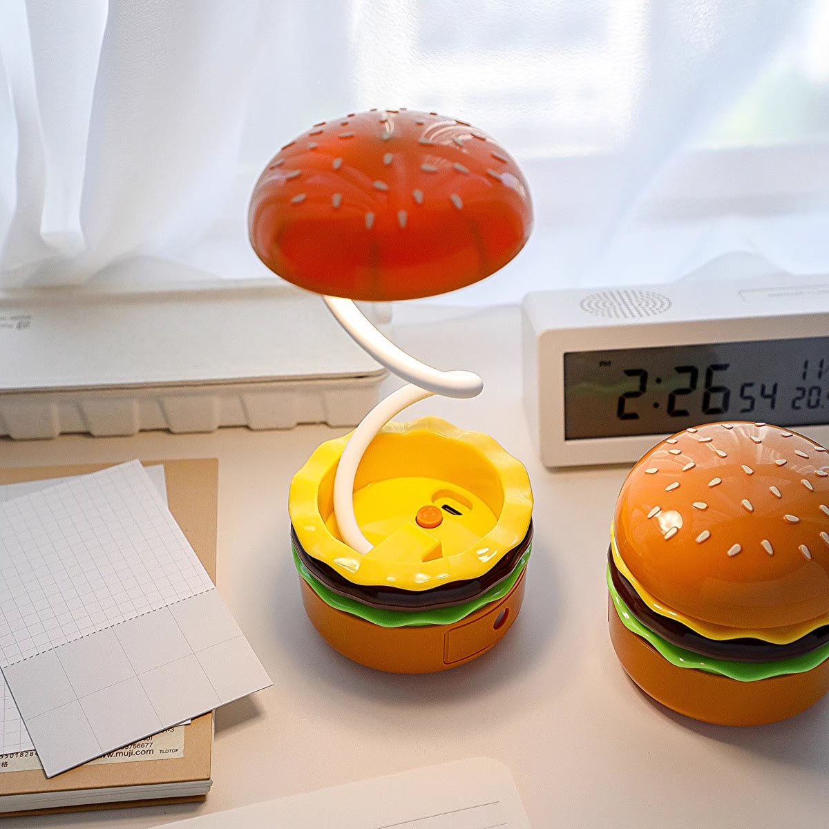 GlowBurger - Lampe en forme de hamburger ludique et originale