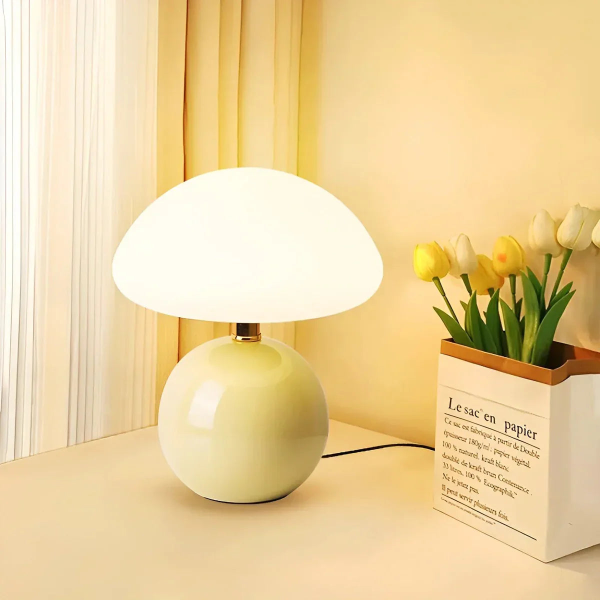 ShroomLuxe - Lampe de champignon confortable