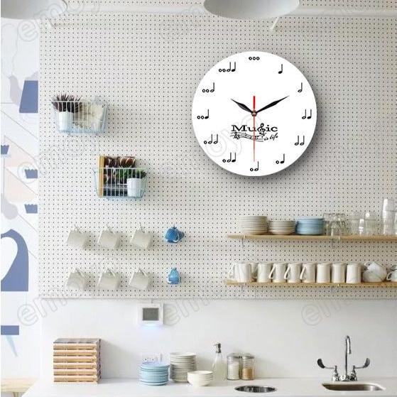 SymphonyStyle - Horloge murale en notes de musique