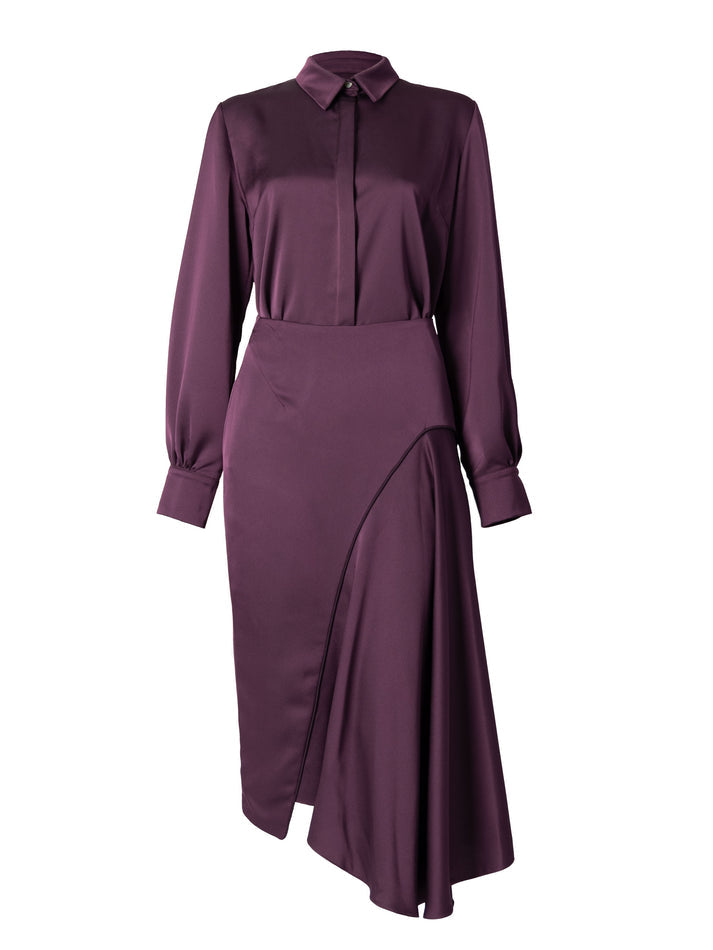 Noelle - Jupe crayon asymétrique