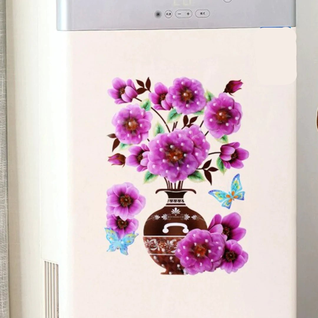 BloomScape - Élégante décoration murale avec des fleurs