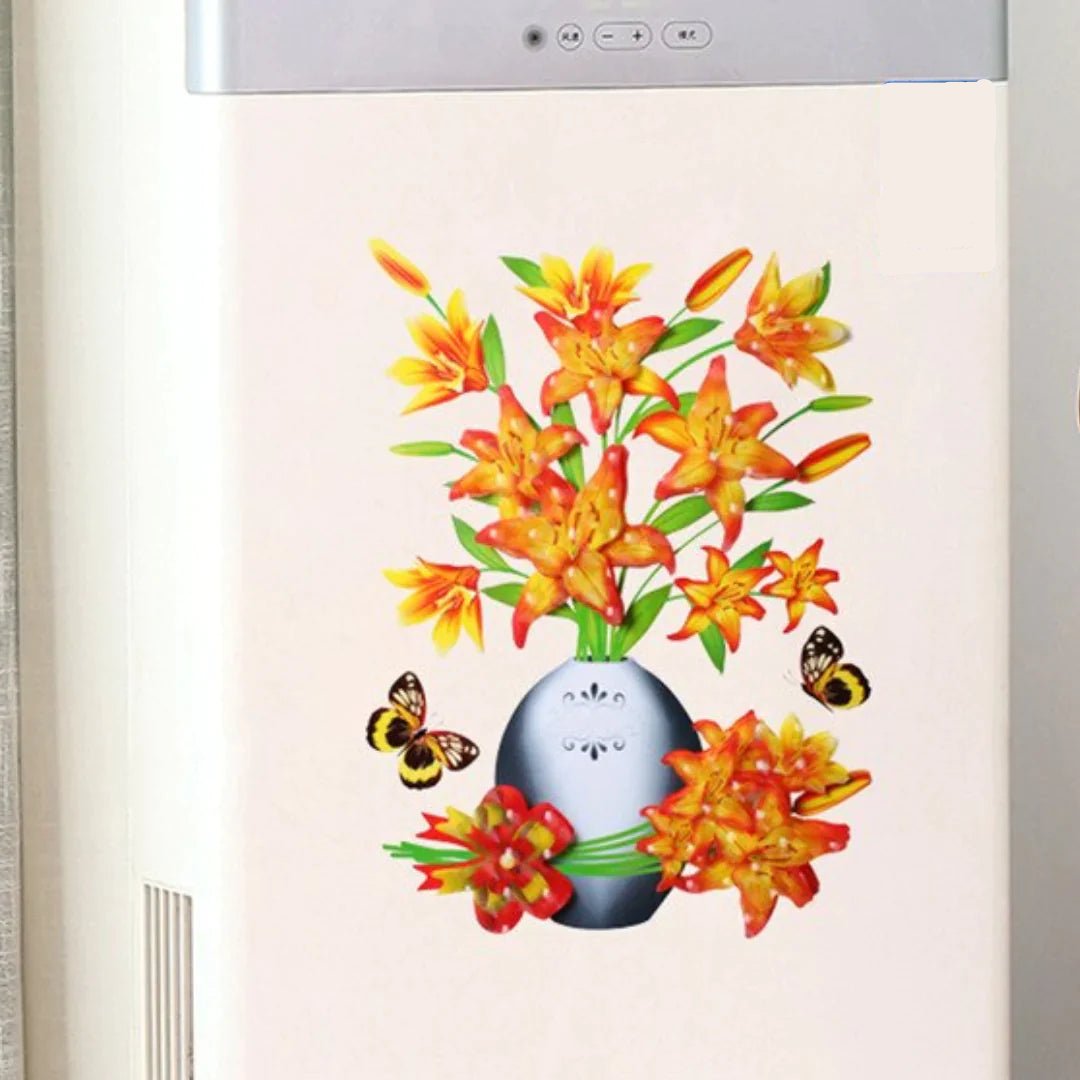 BloomScape - Élégante décoration murale avec des fleurs