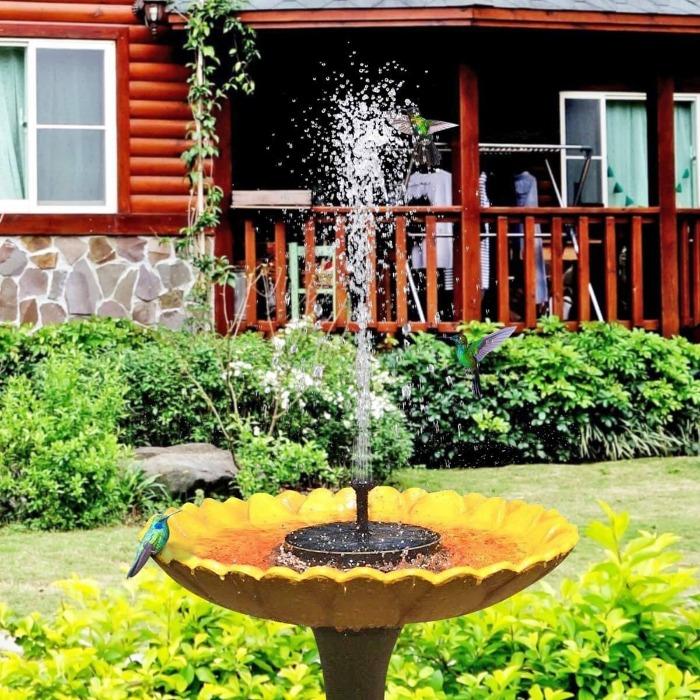 Sophia AquaGlow fontaine solaire – Charmante fonction d'eau pour jardin