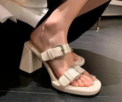 Taylor - Escarpins à talons hauts carrés