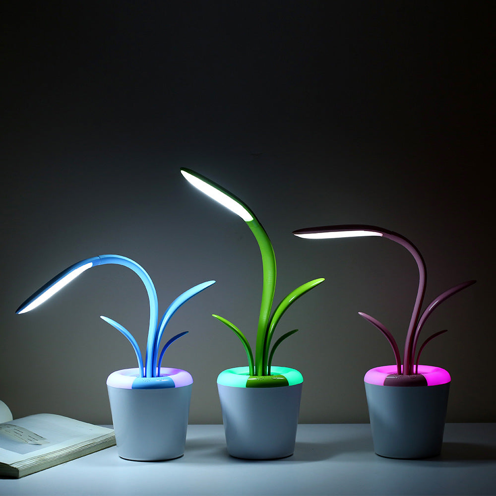 GlowLeaf - Douce lampe de table LED en forme de plante
