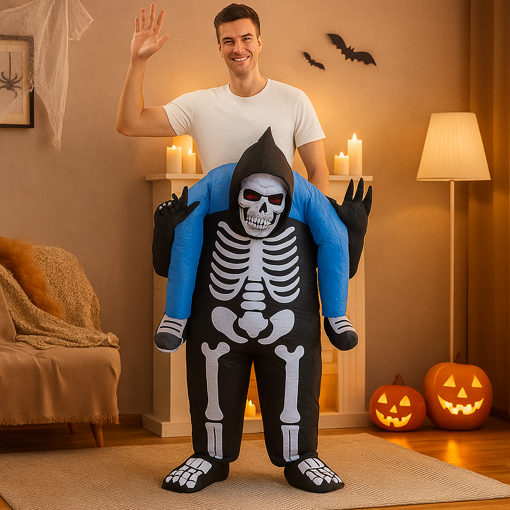 PhantomX | Costume squelette gonflable pour les fêtes d'Halloween