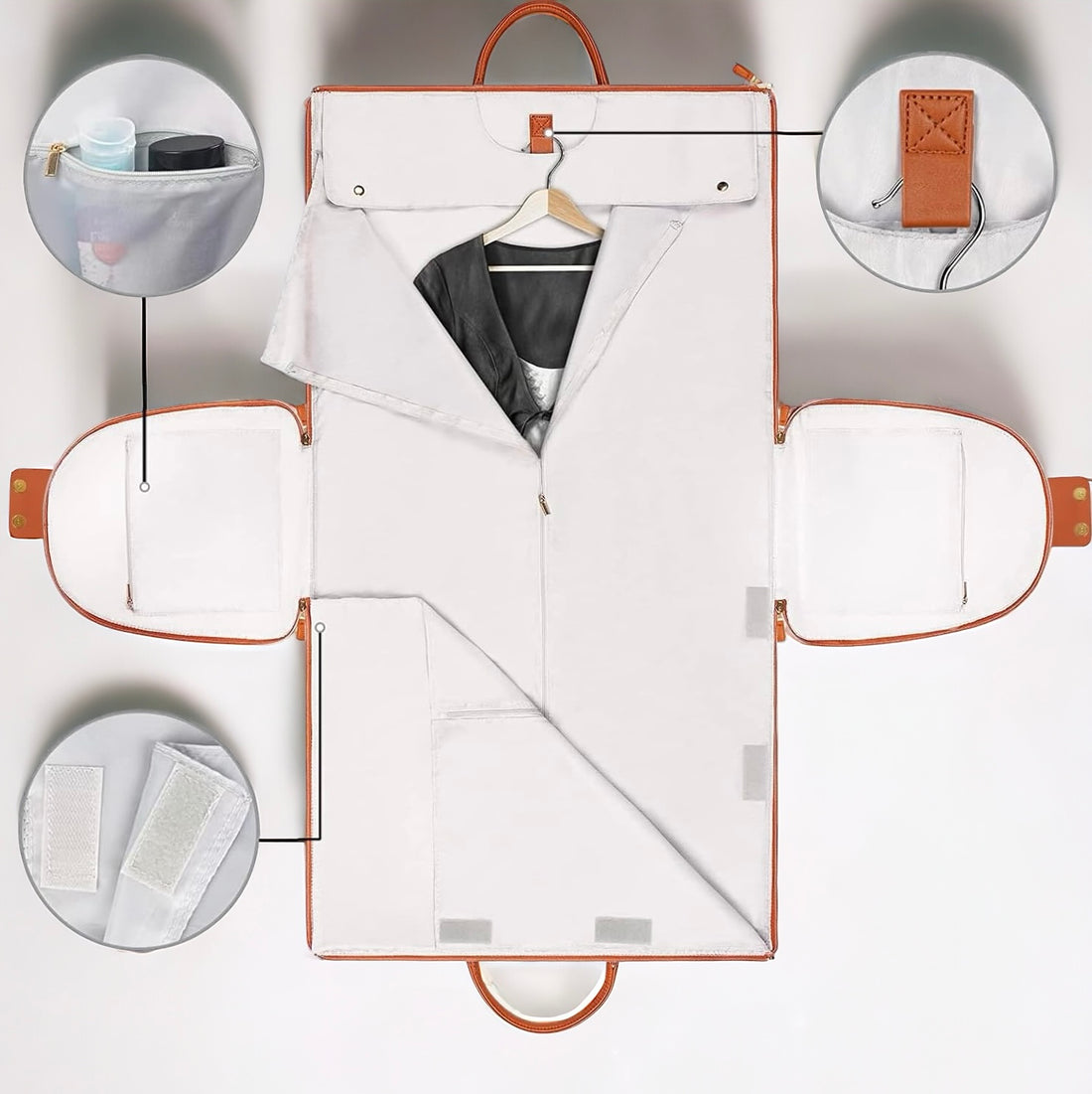 Ida | Sac de voyage unisexe en toile - Élégant et pratique pour les voyages