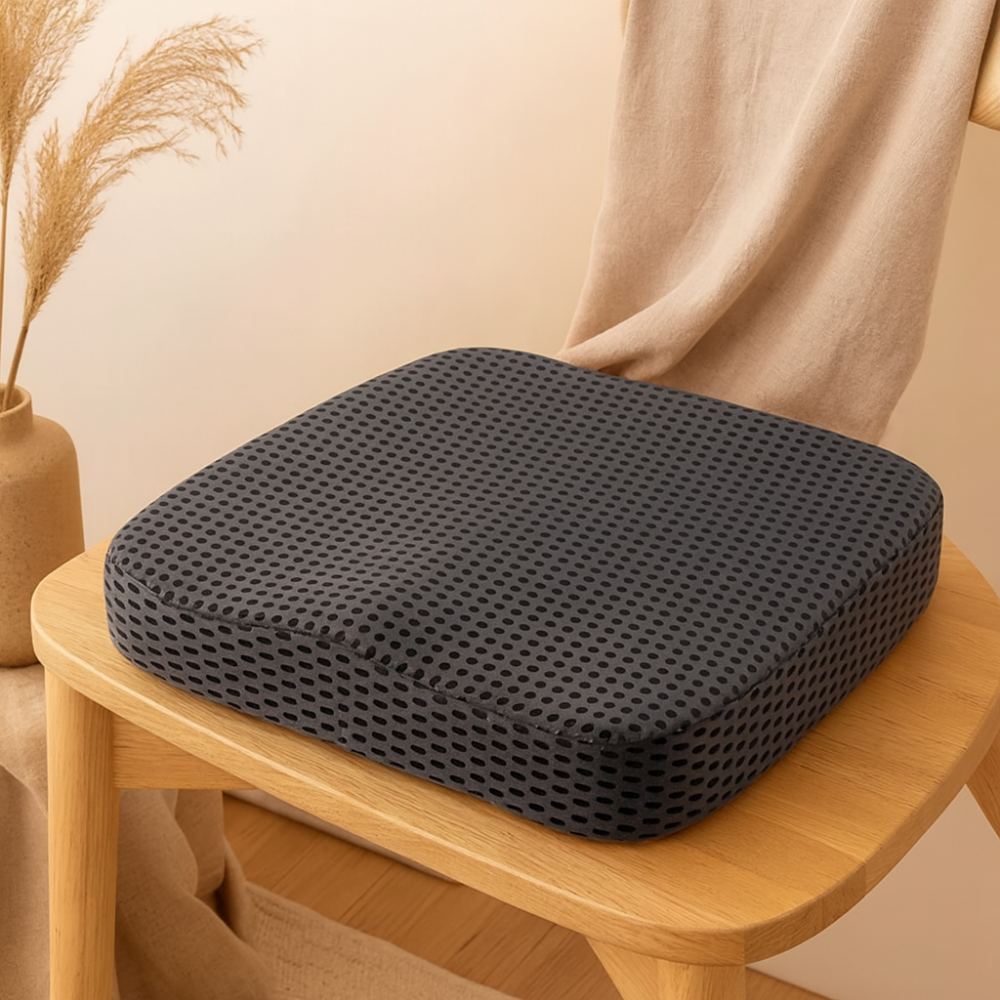 PosturaFlex | Coussin de siège ergonomique respirant en mémoire de forme