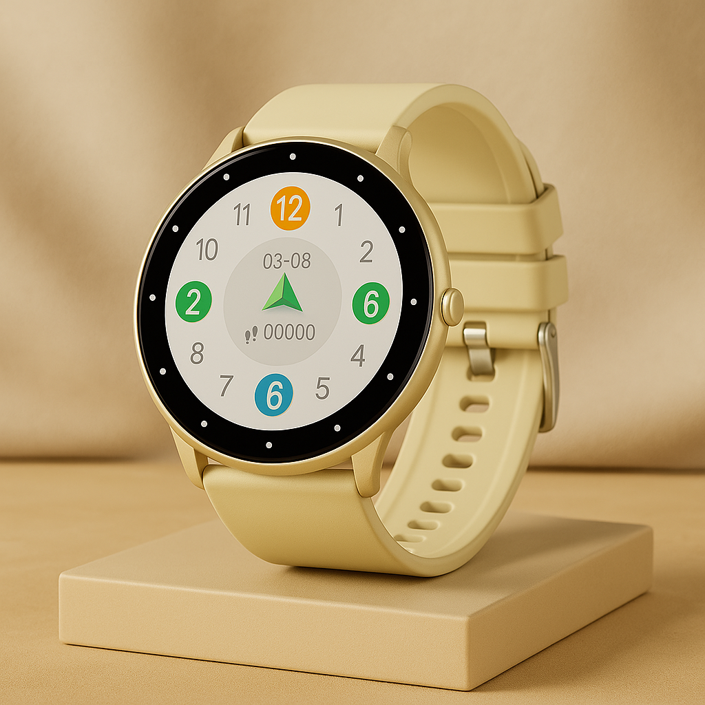 PulseSync | Montre connectée cardio avec surveillance cardiaque, notifications d'appels et de messages, et suivi de forme toute la journée