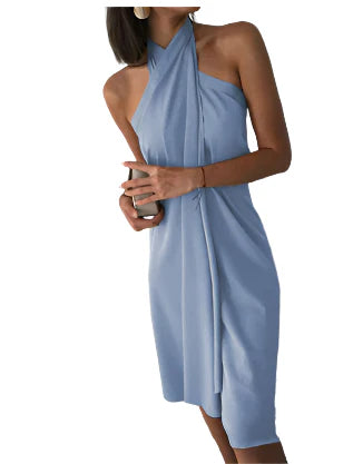 Kalina – Robe ample et élégante avec nœud pour femmes