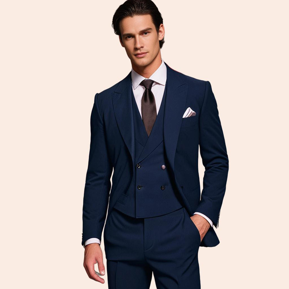 Smoking Thorpe – ensemble 3 pièces : pantalon, gilet et gilet