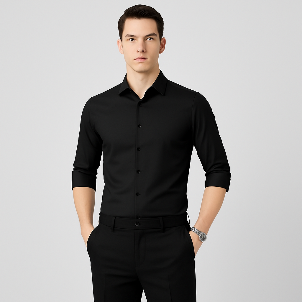 Chemise extensible sans couture Robert