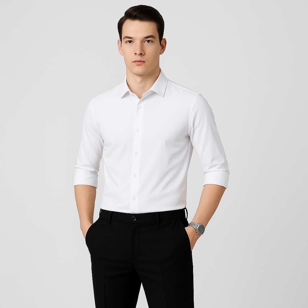 Chemise extensible sans couture Robert