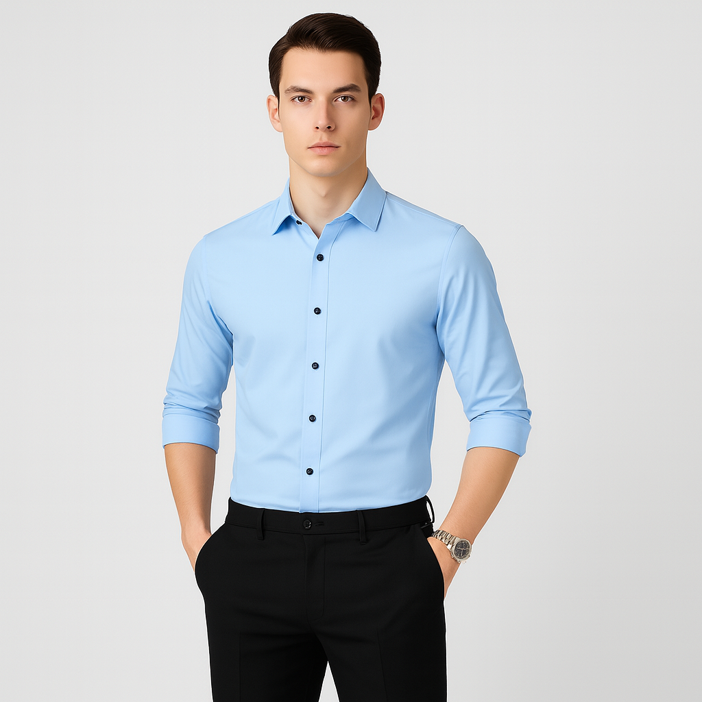 Chemise extensible sans couture Robert