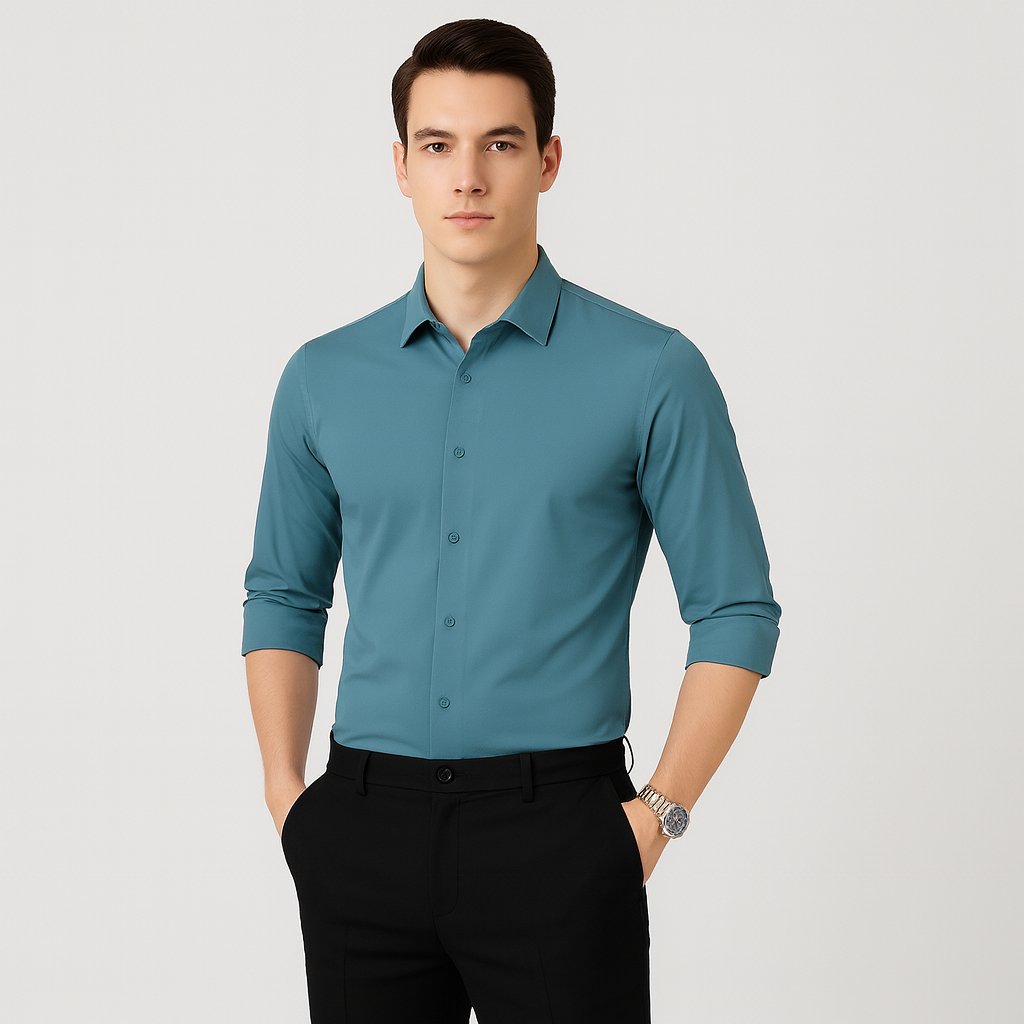 Chemise extensible sans couture Robert