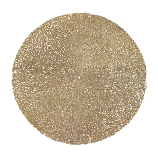 SkandiRund Dessous de Plat – Élégant Sous-Verres Ronds pour une Mise en Place Stylée