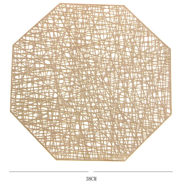 SkandiRund Dessous de Plat – Élégant Sous-Verres Ronds pour une Mise en Place Stylée