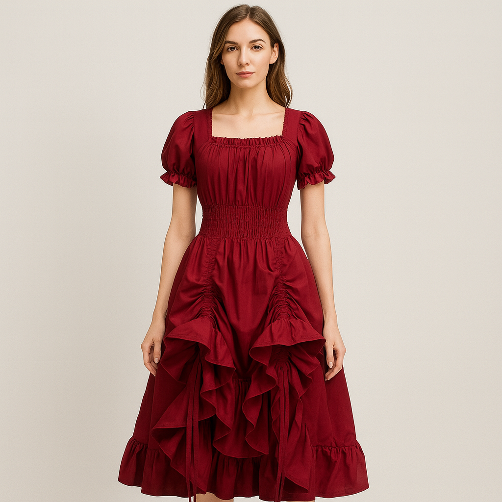 Robe RoyalBloom Renaissance – Robe pour femmes d'inspiration victorienne