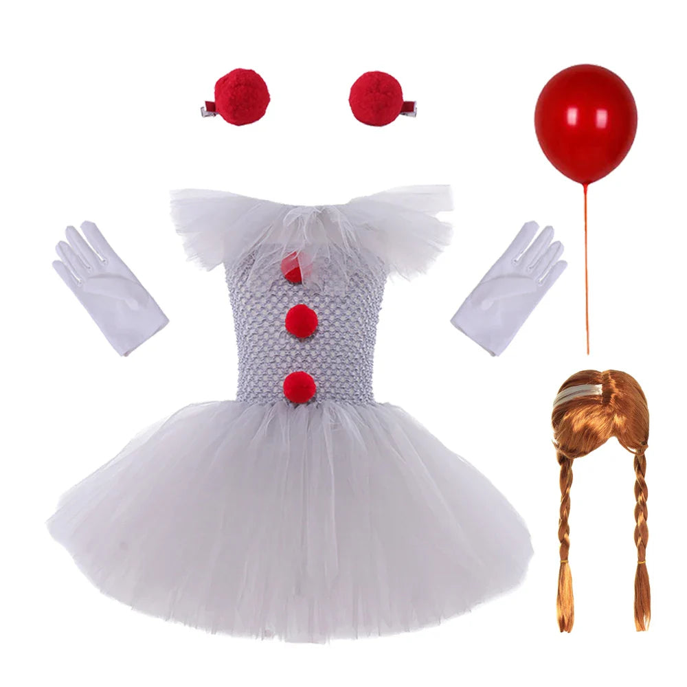 Robe Tutu de Clown Effrayant Charlotte