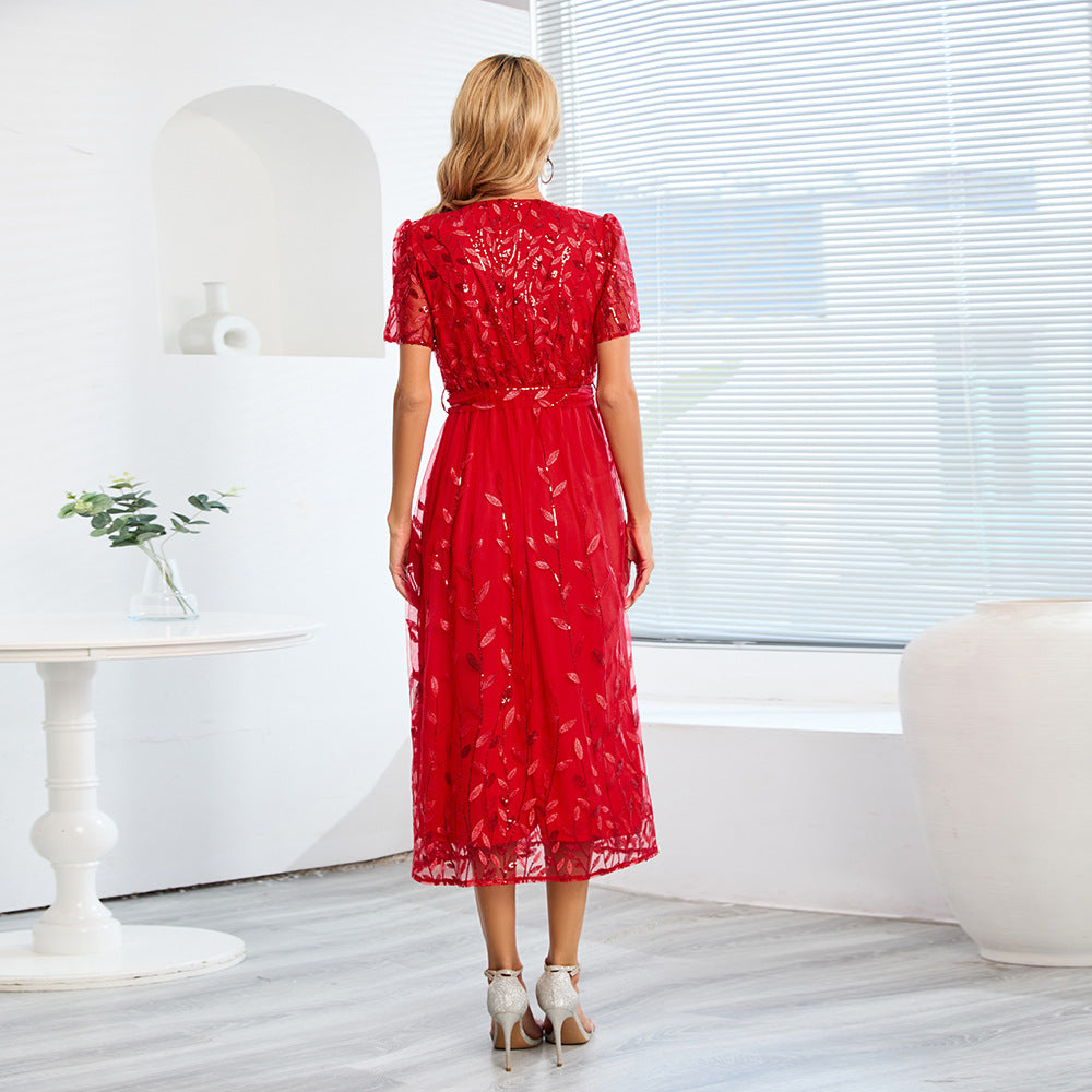 Rouge Éclat | Robe Chic et Stylée pour Femmes