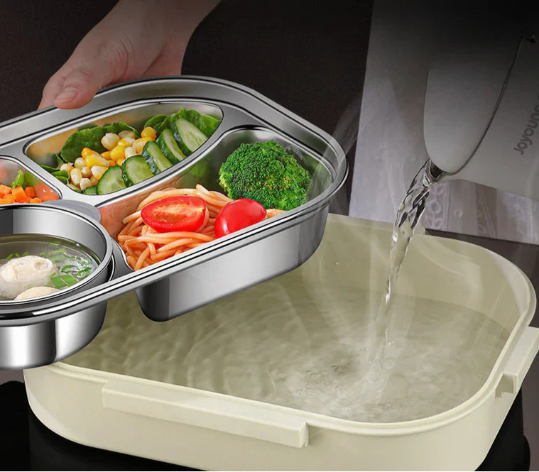 HeatMate - Ensemble de boîtes à lunch en acier inoxydable