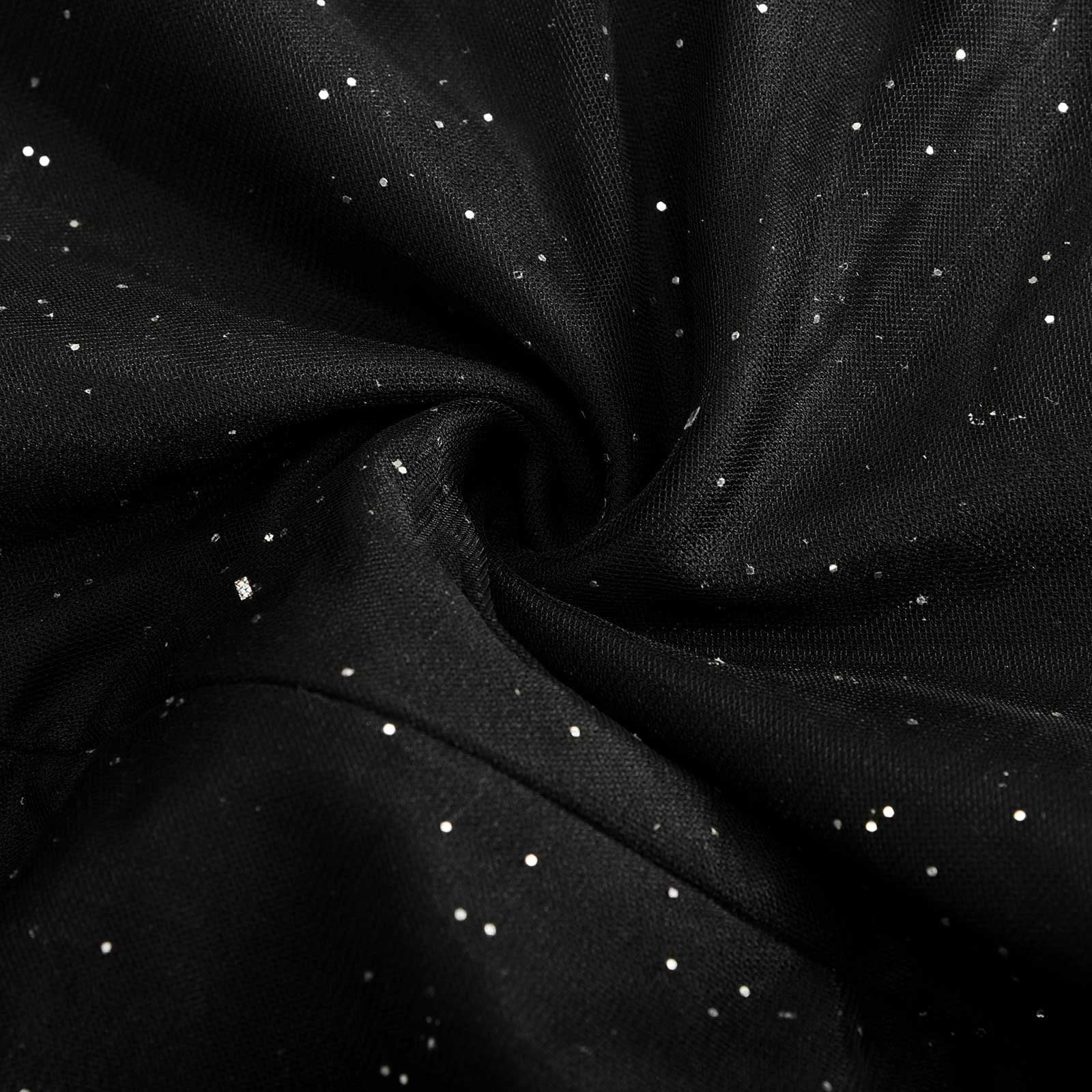 Veronica - Combinaison en maille pailletée à manches longues avec jambes larges